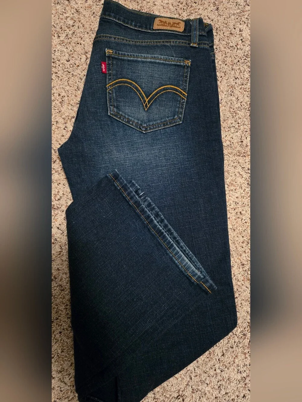 Levis 524 Too Superlow Jeans Womens Sz 9 Straight - Picture 2 of 8